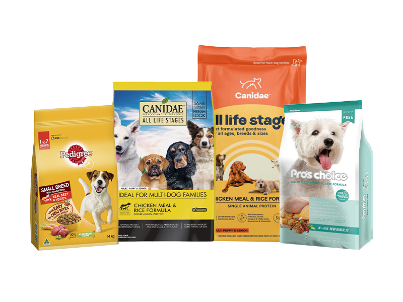 How should cat food and dog food bags prevent oxidation and spoilage?
